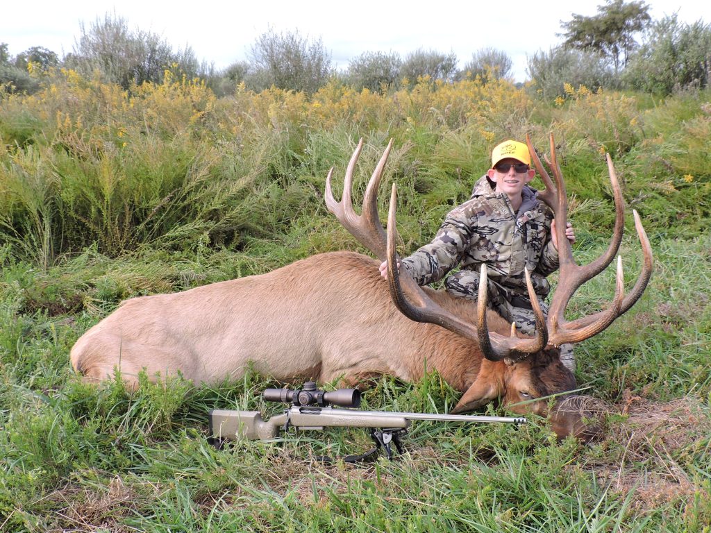 Austin with bull Everyday Outdoors — Elk in the East