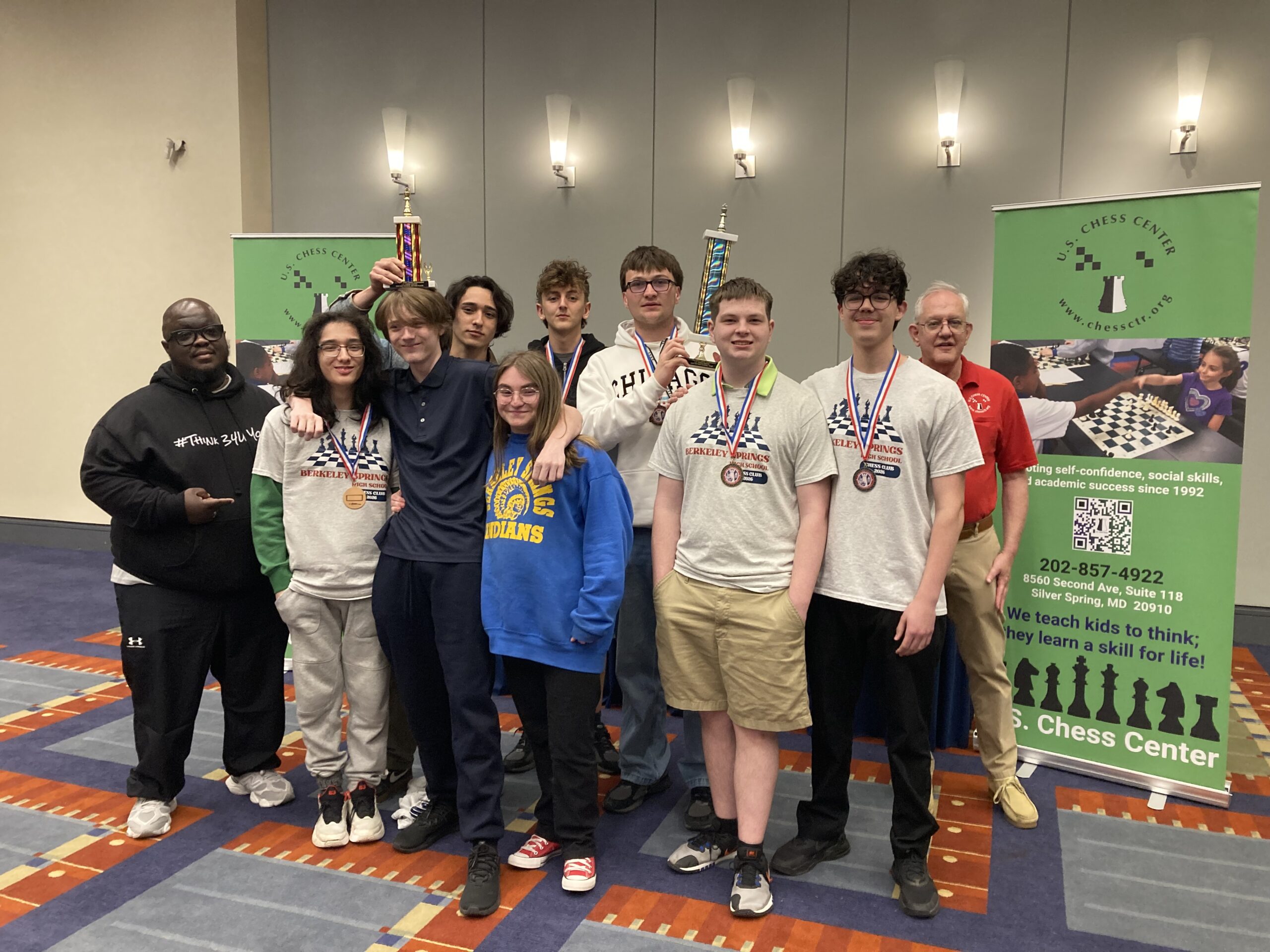 Berkeley Springs High School Chess Team secures another team victory in Washington, D.C.