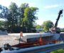 New Sleepy Creek bridge taking shape