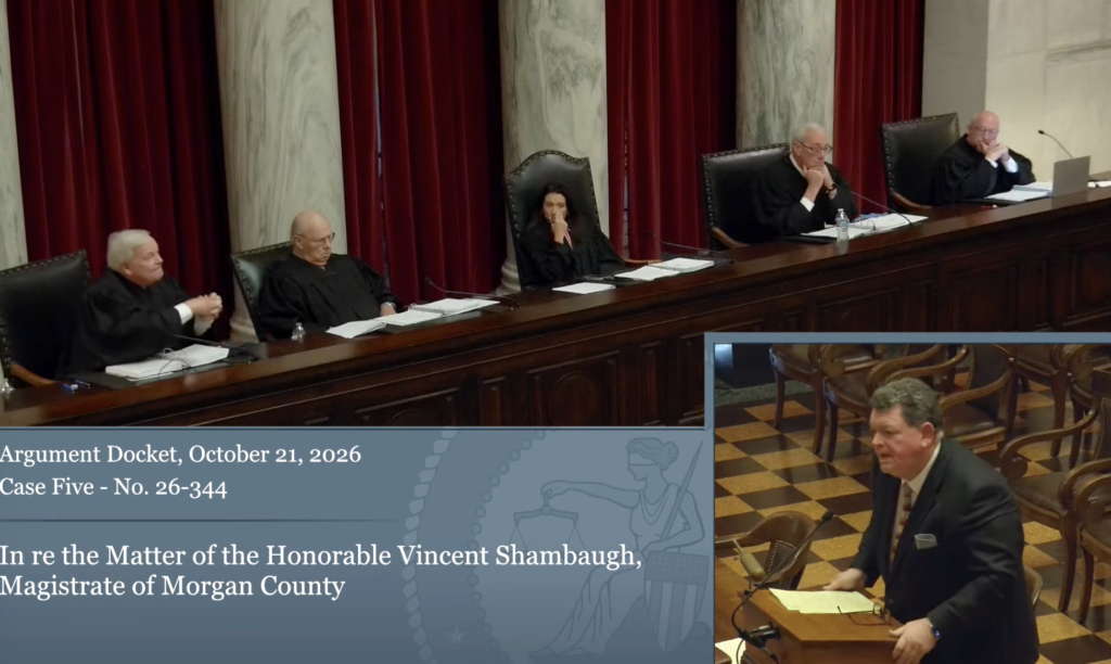 State Supreme Court hears arguments over status of Magistrate Shambaugh’s suspension
